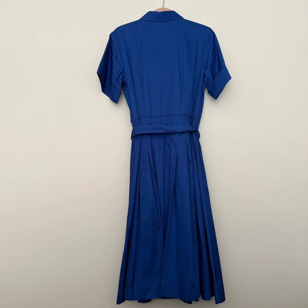 NWT Brooks Brothers Signature A-Line Cotton Sateen Shirt Dress SIZE 6 - Picture 7 of 7